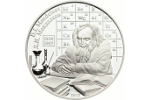 В честь Менделеева выпустили монету (5 долларов)