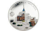 В серии «Мир чудес» выпущена монета «Мон-Сен-Мишель»