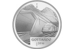 Монета «Готардский тоннель» продается в Швейцарии