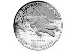 На австралийской монете – новый крокодил