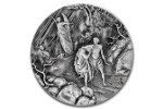 Каждая монета «Адам и Ева изгнаны из Эдема» имеет свой номер