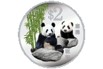 В Сингапуре приезд двух панд отметили выпуском монет