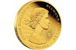 Юбилейная монета с бриллиантом