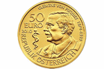 Новая золотая монета достоинством 50 Евро отчеканена в Австрии