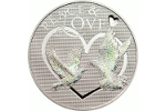Монета «Мир и любовь» номиналом <br> 5 долларов