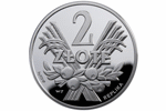 «Польские ягодки» - серебряный слепок с монеты 1959 года