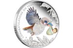 Австралия: монету «Новорожденный ребенок» чеканят по заказу (2013 г.)