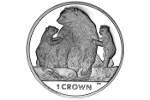 К монете «Кермодский медведь» прилагается игрушка