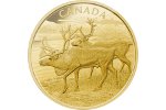 «Карибу» - золотые и серебряные монеты Канады массой 1 кг