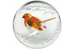 Первая монета серии «Птицы Андорры» (5 динаров)