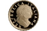 На золотой монете изображен император Траян