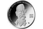 Монету в честь Бисмарка отчеканили в Германии