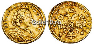 Золотой червонец (дукат) 1716 г