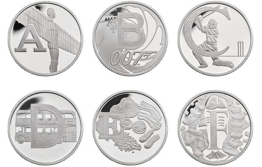 Монеты проекта «Охота на монету Великобритании»