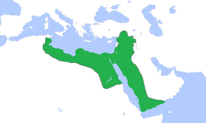Султанат Айюбидов при Салах ад-Дине в 1188 году