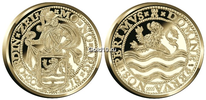 Золотая монета «Львиный талер»