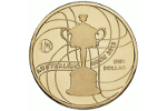 Новые монеты, посвященные Открытому чемпионату Австралии по теннису: 1 доллар