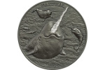Монета «Нарвал» выпущена в серебре