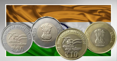 Индия отмечает 75-летие независимости выпуском монет