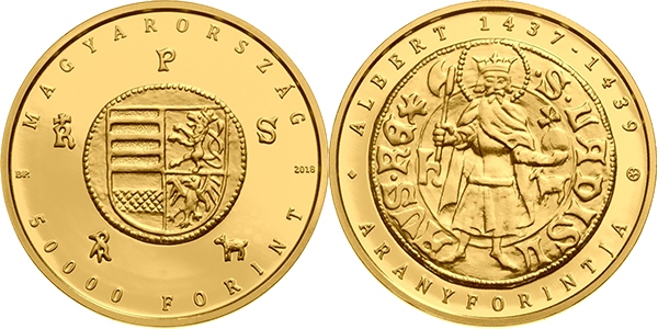 Золотой форинт короля Альберта (годы правления: 1437-1439)