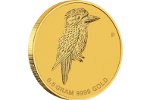 В Австралии появилась золотая монета «Мини-кукабара»