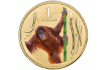 Монета «Орангутан» посвящена юбилею Мельбурнского зоопарка