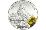 Серия «Горы и флора» пополнилась серебряной монетой
