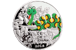 В Польше представили монету «Год Змеи» для детей
