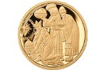 В Андорре выпустили золотую рождественскую монету