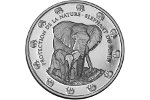 На монете Бенина показаны слоны