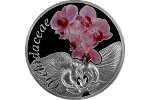 На монете Беларуси можно увидеть орхидею