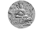 Статую Манджушри изобразили на китайской монете