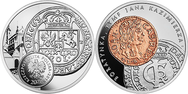 История польской монеты – Боратинка и тымф Яна II Казимира Ваза