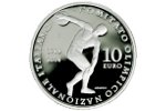 Серебряную монету посвятили Олимпийскому комитету Италии 