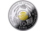 Испанским нумизматам доступна монета с эмблемой почтовой службы 