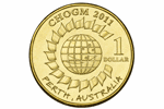 Монета в честь саммита стран содружества в Австралии