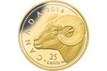 «Дикий горный баран» - золотые и платиновые монеты Канады