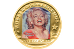 Мэрилин Монро – легенда Голливуда на золотой монете