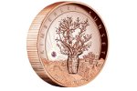 В Австралии продается монета из розового золота с розовым бриллиантом