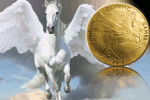 Вслед за серебряным… прилетит золотой «Пегас» (монета номиналом 10 фунтов стерлингов)