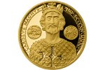В Чехии представили монеты с портретом Карла I Великого