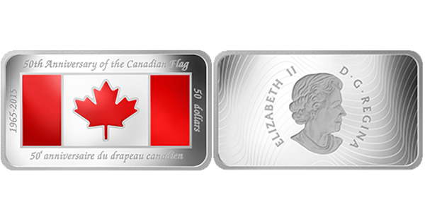 50-летие канадского флага