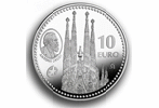 Испания выпустила монету посвященную Антонио Гауди