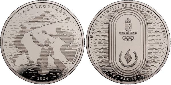 Нацбанк Венгрии выпустил памятные монеты с олимпийской и паралимпийской сборной страны