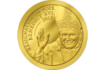 Появились первые монеты «Отречение Бенедикта XVI»