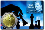Биметаллическую монету посвятили Паулю Кересу