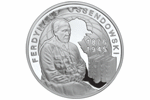 Монета «Антоний Фердинанд Оссендовский» отчеканенная из серебра