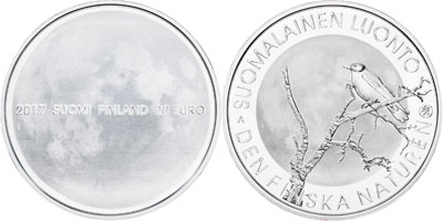 В сентябре будет отчеканена монета с элементами природы страны Суоми