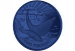Монетный двор Побджой представил титановую монету посвященную Синему Киту