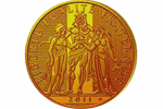 Золотой «эркюль» номиналом 1000 евро волнует сердца парижан